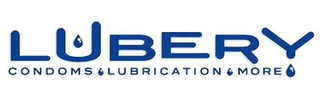 LUBERY CONDOMS LUBRICATION MORE logo