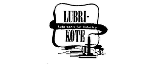 LUBRI-KOTE LUBRICANTS FOR INDUSTRY logo