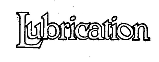 LUBRICATION logo