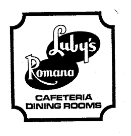 LUBY'S ROMANA CAFETERIA DINING ROOMS logo