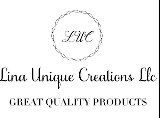LUC LINA UNIQUE CREATIONS LLC GREAT QUALITY PRODUCTS logo