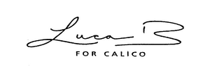 LUCA B. FOR CALICO logo