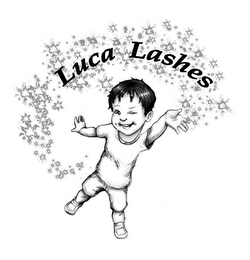 LUCA LASHES logo
