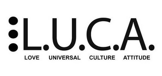L.U.C.A. LOVE UNIVERSAL CULTURE ATTITUDE logo