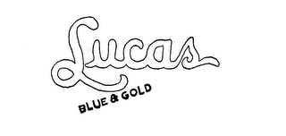 LUCAS BLUE & GOLD logo