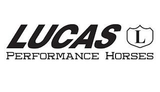 LUCAS L PERFORMANCE HORSES logo
