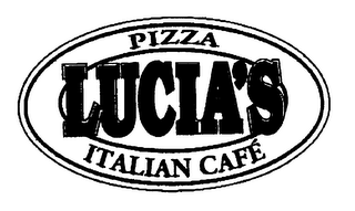 LUCIA'S PIZZA ITALIAN CAFE' logo