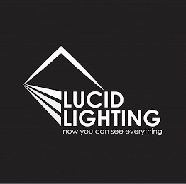 LUCID LIGHTING NOW YOU CAN SEE EVERYTHING logo