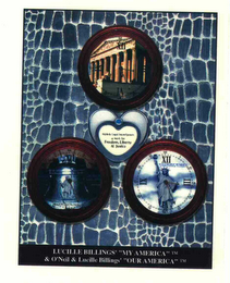 LUCILLE BILLINGS' "MYAMERICA" & O'NEIL & LUCILLE BILLINGS' "OUR AMERICA" logo