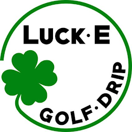 LUCK E GOLF DRIP logo