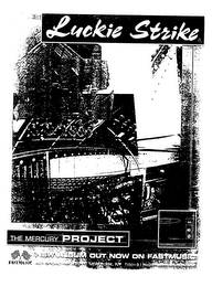 LUCKIE STRIKE THE MERCURY PROJECT NEW ALBUM OUT NOW ON FASTMUSIC logo