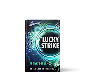LUCKIES LUCKY STRIKE ACTIVATE GREEN AN AMERICAN ORIGINAL logo