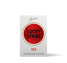 LUCKIES LUCKY STRIKE FILTERS RED AN AMERICAN ORIGINAL logo
