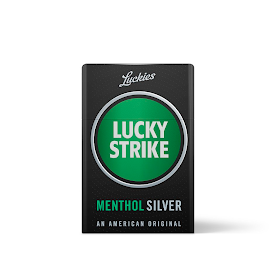 LUCKIES LUCKY STRIKE MENTHOL SILVER AN AMERICAN ORIGINAL logo