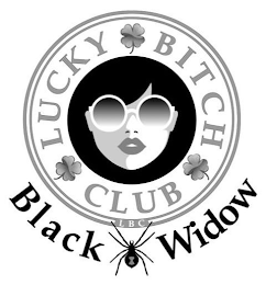 LUCKY BITCH CLUB LBC BLACK WIDOW logo