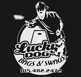 LUCKY DOG BAGS & SWAGS 815.482.2472 logo