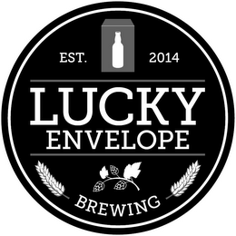 LUCKY ENVELOPE BREWING EST 2014 logo