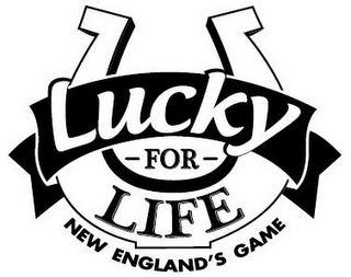 LUCKY -FOR- LIFE NEW ENGLAND'S GAME logo