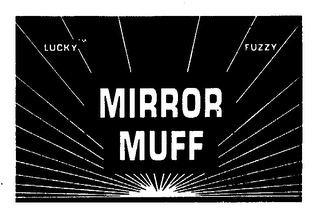 LUCKY FUZZY MIRROR MUFF logo
