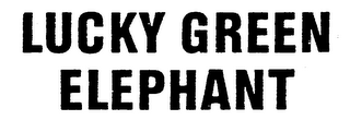 LUCKY GREEN ELEPHANT logo