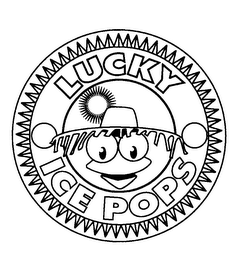 LUCKY ICE POPS logo