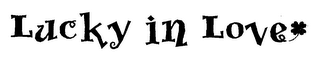 LUCKY IN LOVE logo