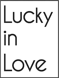LUCKY IN LOVE logo