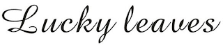 LUCKY LEAVES logo