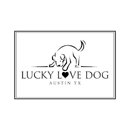 LUCKY LOVE DOG AUSTIN TX logo