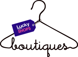 LUCKY MAGAZINE SHOPS BOUTIQUES logo