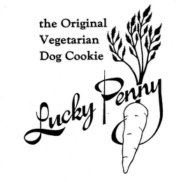 LUCKY PENNY THE ORIGINAL VEGETARIAN DOG COOKIE logo