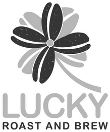 LUCKY ROAST AND BREW logo