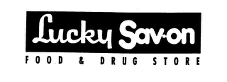 LUCKY SAV-ON FOOD & DRUG STORE logo