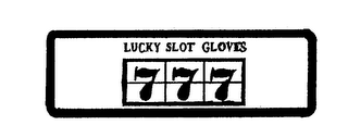 LUCKY SLOT GLOVES 777 logo