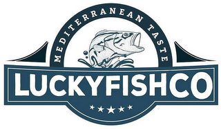 LUCKYFISHCO MEDITERRANEAN TASTE logo