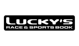 LUCKY'S RACE & SPORTS BOOK logo