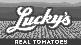 LUCKY'S REAL TOMATOES logo