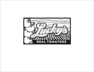 LUCKY'S REAL TOMATOES logo