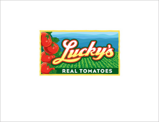 LUCKY'S REAL TOMATOES logo