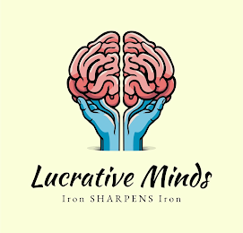 LUCRATIVE MINDS IRON SHARPENS IRON logo