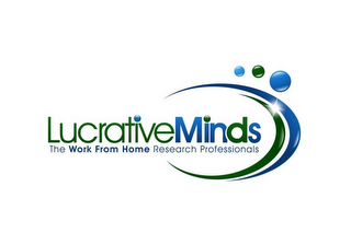 LUCRATIVEMINDS THE WORK FROM HOME RESEARCH PROFESSIONALS logo