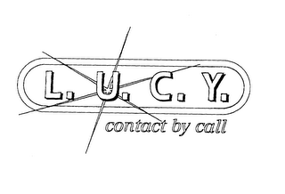 L.U.C.Y. CONTACT BY CALL logo