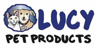 LUCY LUCY PET PRODUCTS logo