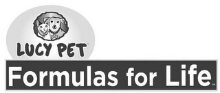 LUCY PET FORMULAS FOR LIFE logo