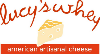 LUCY'S WHEY AMERICAN ARTISANAL CHEESE logo