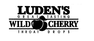 LUDEN'S GREAT TASTING WILD CHERRY THROAT DROPS
