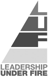 LUF LEADERSHIP UNDER FIRE logo