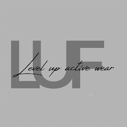 LUF LEVEL UP ACTIVE WEAR logo