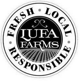 LUFA FARMS FRESH LOCAL RESPONSIBLE logo