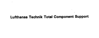 LUFTHANSA TECHNIK TOTAL COMPONENT SUPPORT logo